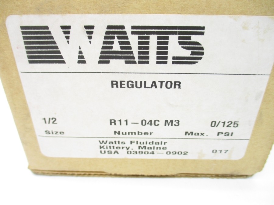 WATTS R11-04CM3 0/125PSI 1/2″ NSMP