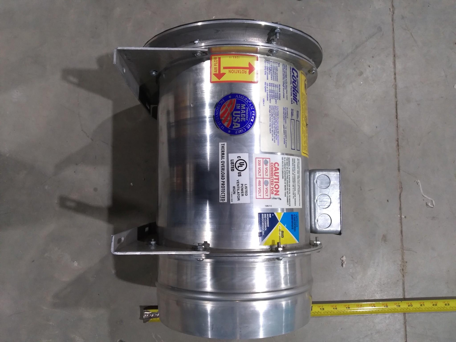 COOLAIR 9H34E2463 230/460V 1-3PHASE va9h34e2463