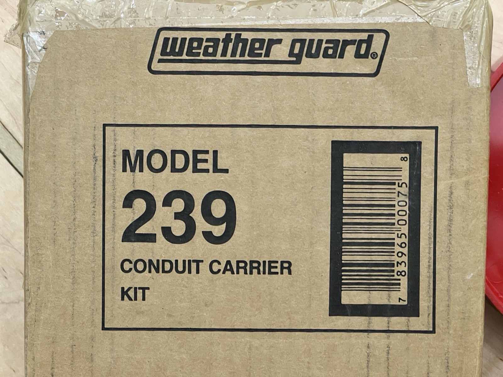 Weather Guard 239 Red Steel/ Plastic Lockable Conduit Carrier (MISSING BOLT KIT)