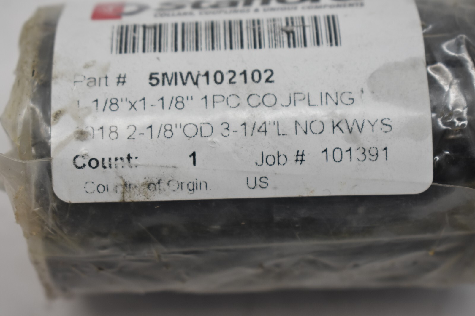 Stafford 5MW102102 Remachinable One Piece Split Coupling 1-1/8″ x 1-1/8″ 101391