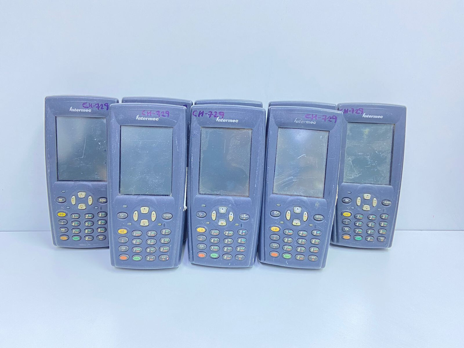 Lot of 8 Nos X Intermec 700c Batch Color Windows Mobile Computer Scanner, CH#729