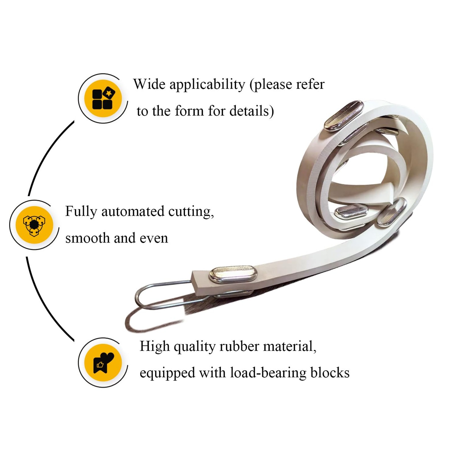 6920 Brake Lathe Silencer Band for Ventilated Rotor，Compatible with AMM CO 6920，