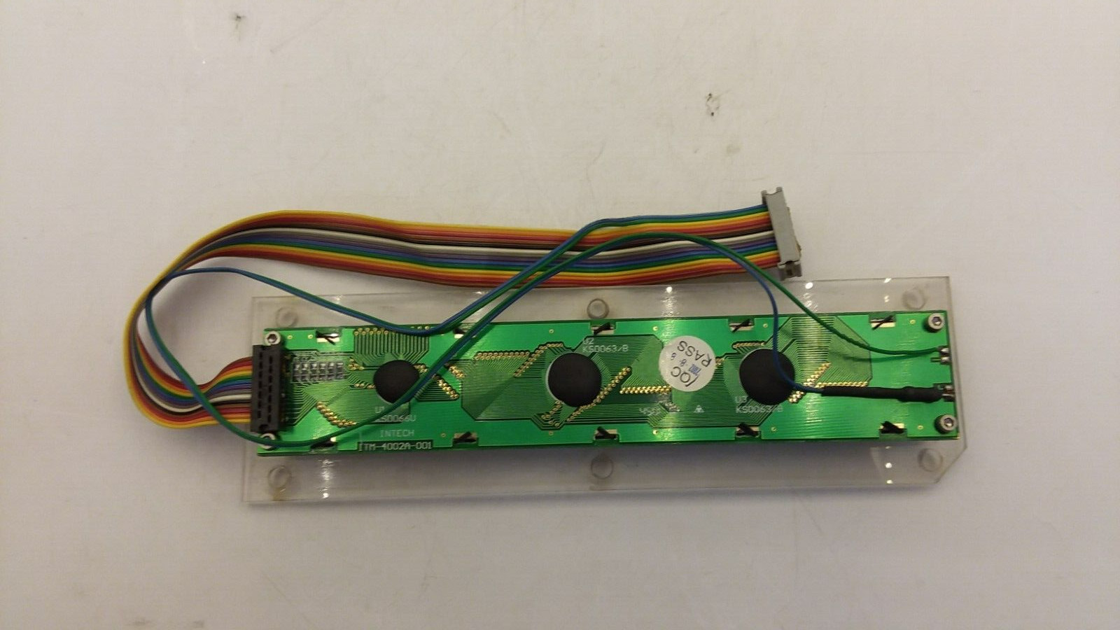 INTECH ITM-4002A-001 DISPLAY DIGITAL 6 INCH WITH 10 INCH RIBBON CABLE