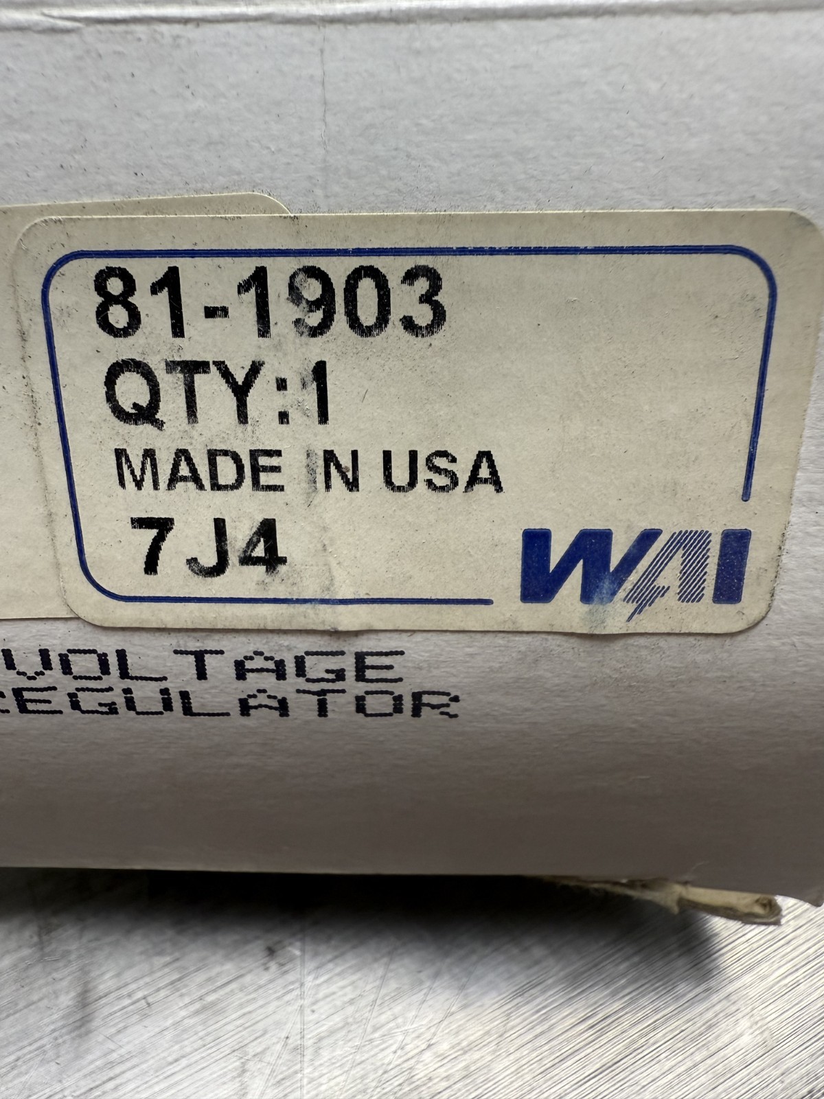 (NEW) Wai Regulator 81-1903