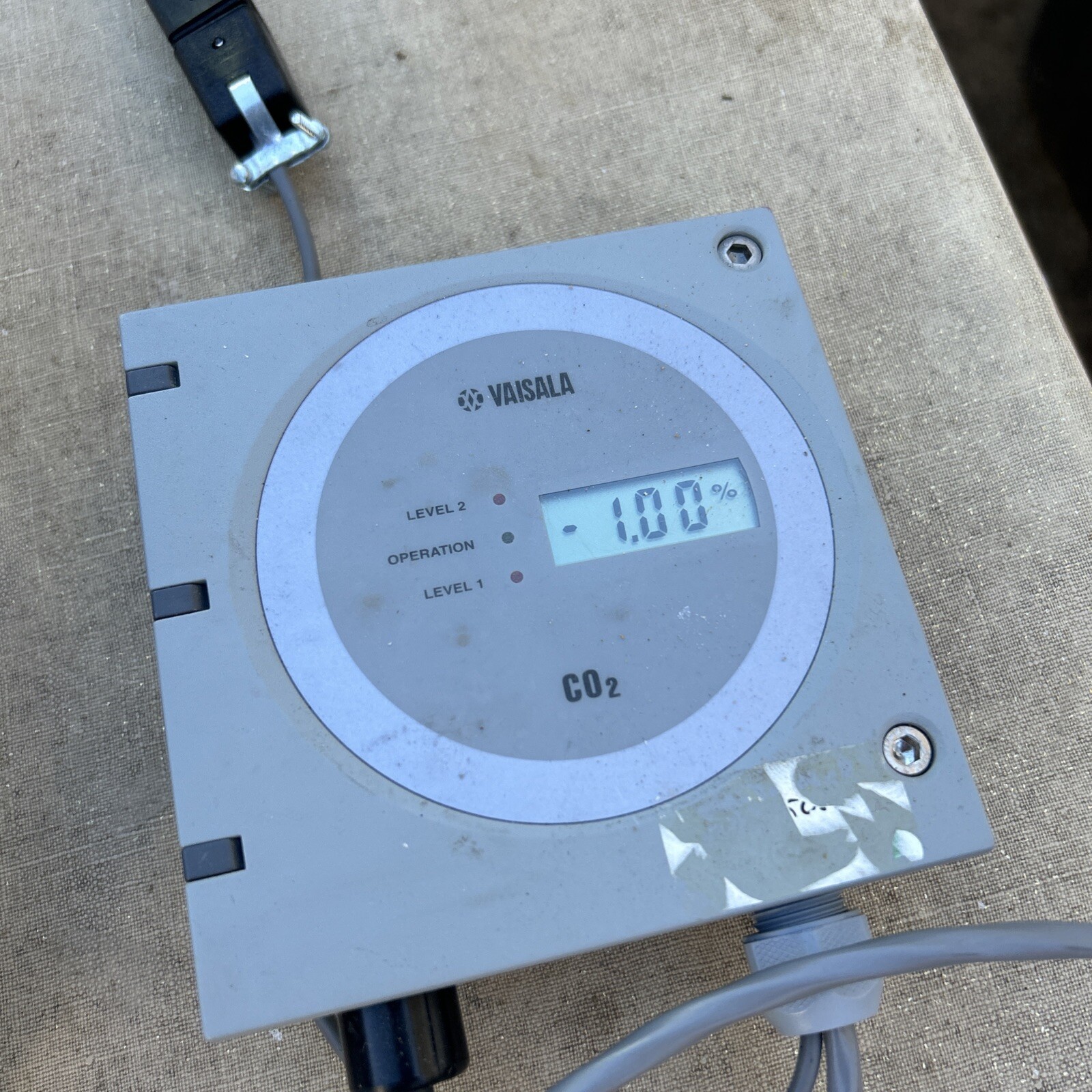 Two Vaisala Carbon Dioxide Transmitter – GMT221 w/ Amega External Power Supply