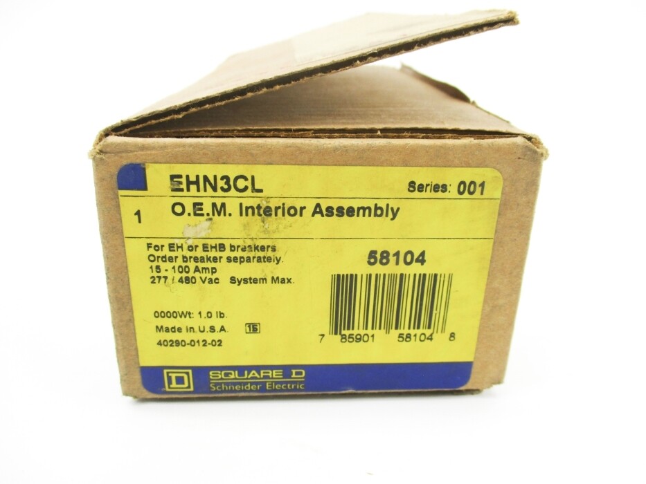 SQUARE D EHN3CL SER. 001 277/480VAC 15-100A NSMP