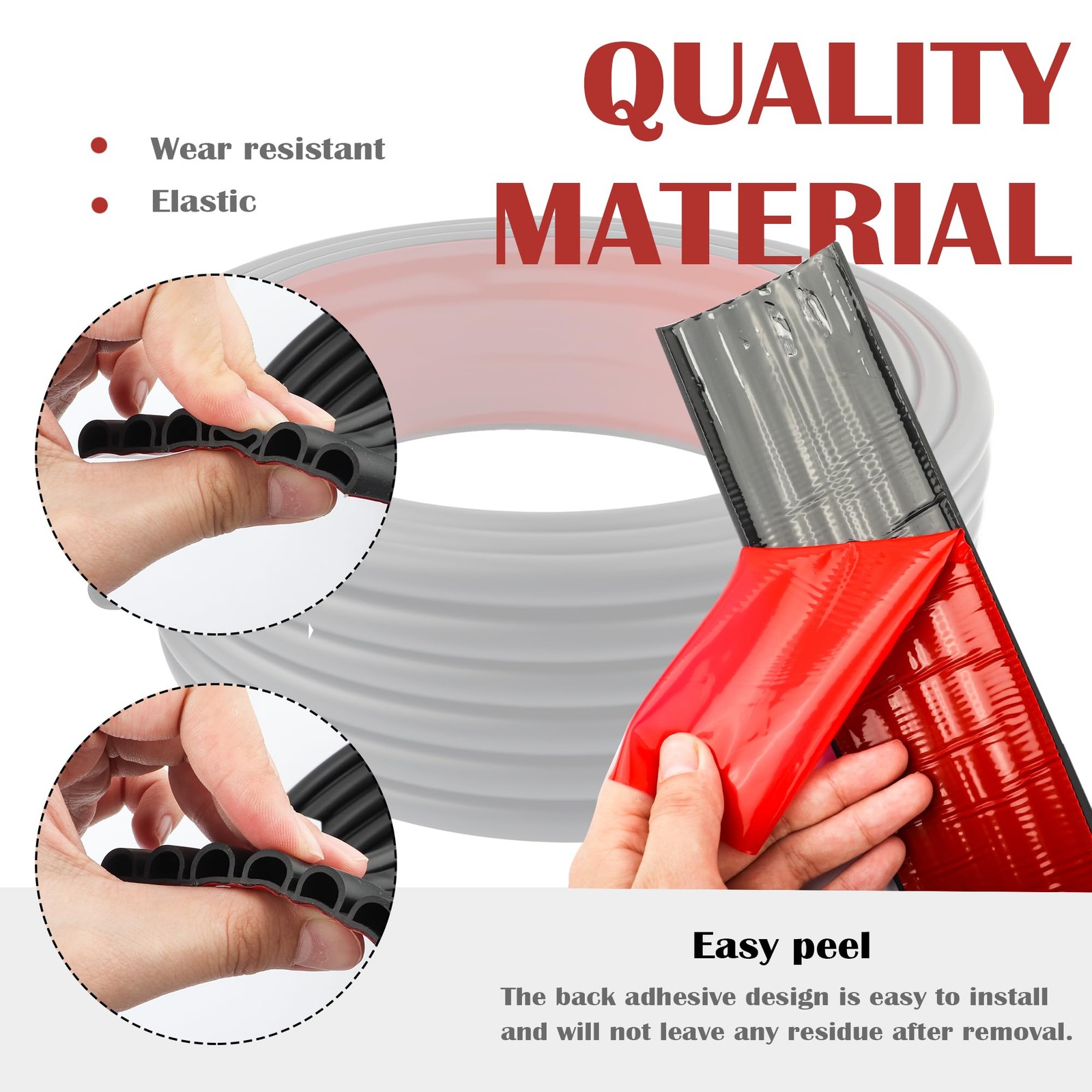 Rear Bumper Protector Guard Anti Scratch Adhesive Strip for Vehicles