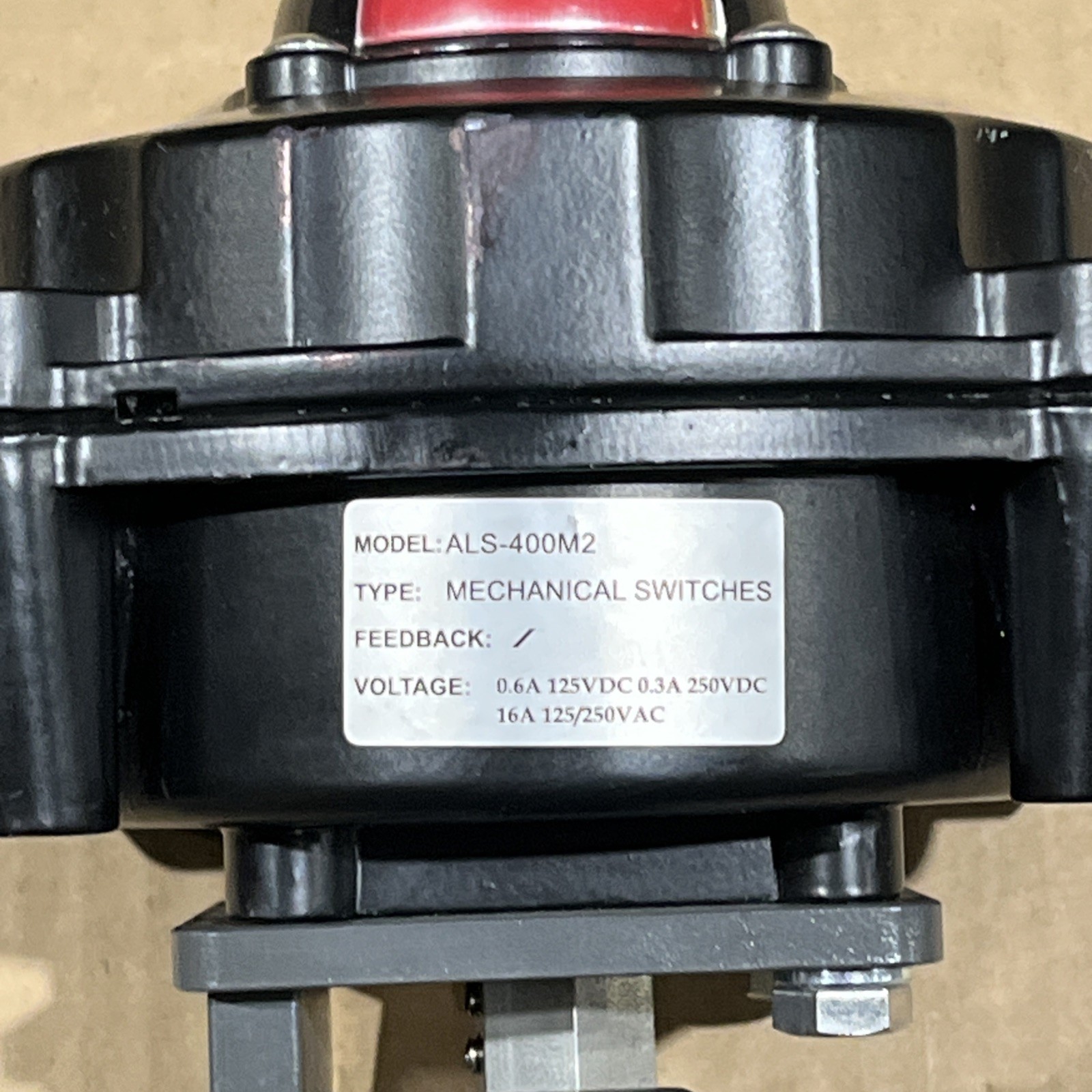 🔥Techmatic ALS-400M2 Mechanical Switch W/ CF8M 1” Valve, New Free Shipping🇺🇸