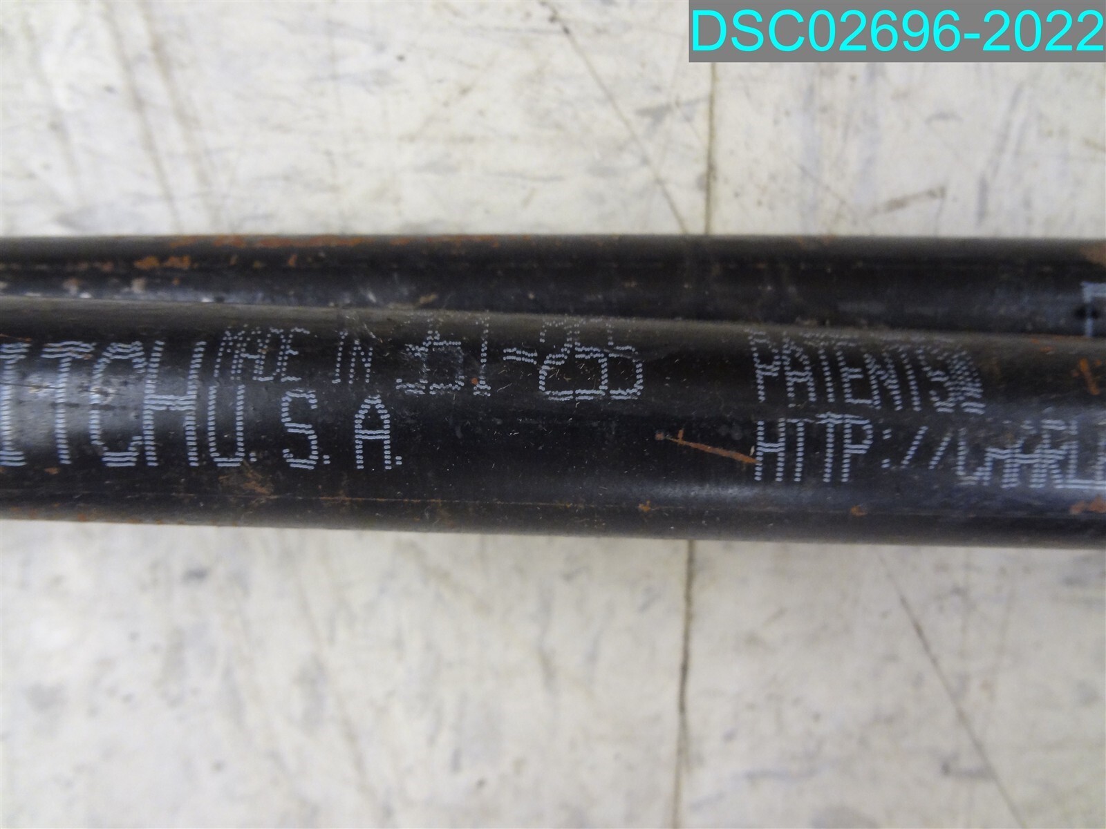 QTY=2: Ditch-Witch 351-255 BLACK BAR 64″ X 1-1/4″ X 1-1/4″