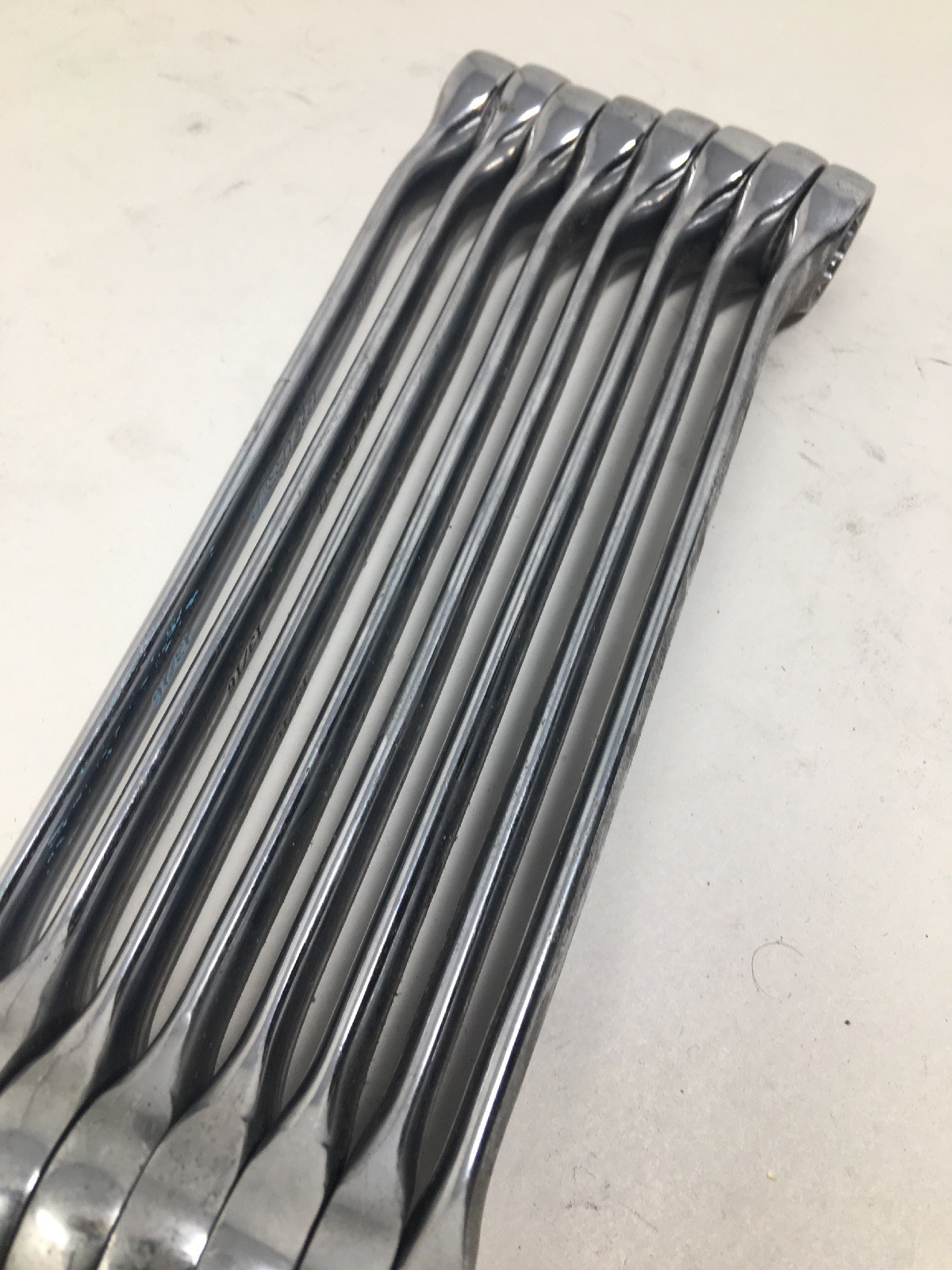 Lot Of 8 Urrea 1226, 12-point Combination Open/Box End Wrenches, All Are 13/16″