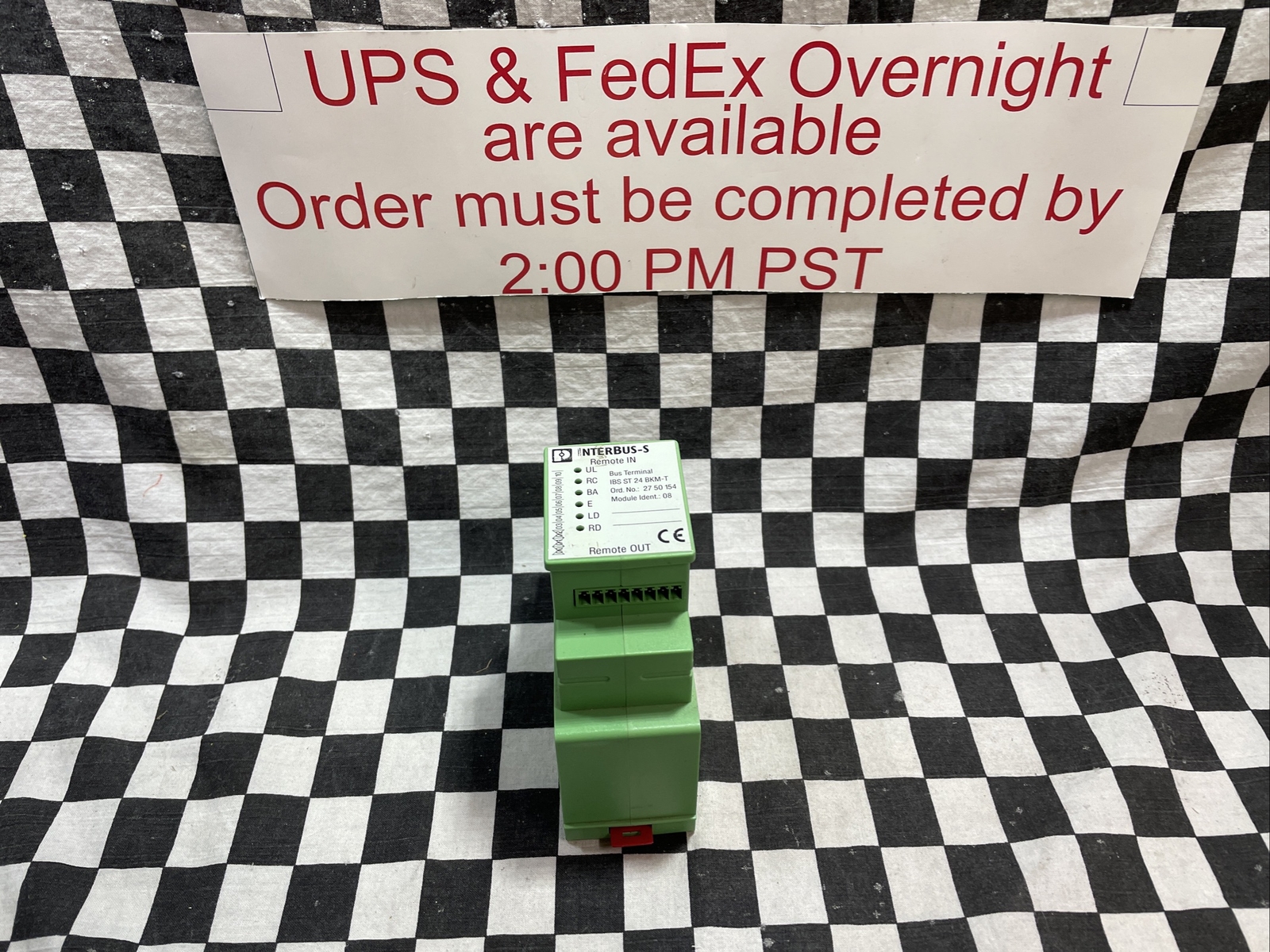 PHOENIX CONTACT IBS ST 24 BKM-T, 2750154, INTERBUS-ST bus terminal module #168Q2