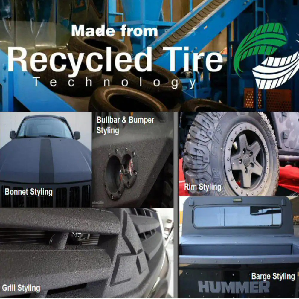 Environmentally Friendly Water Based Rubber Truck Bed Liner in Midnight (4-Box)