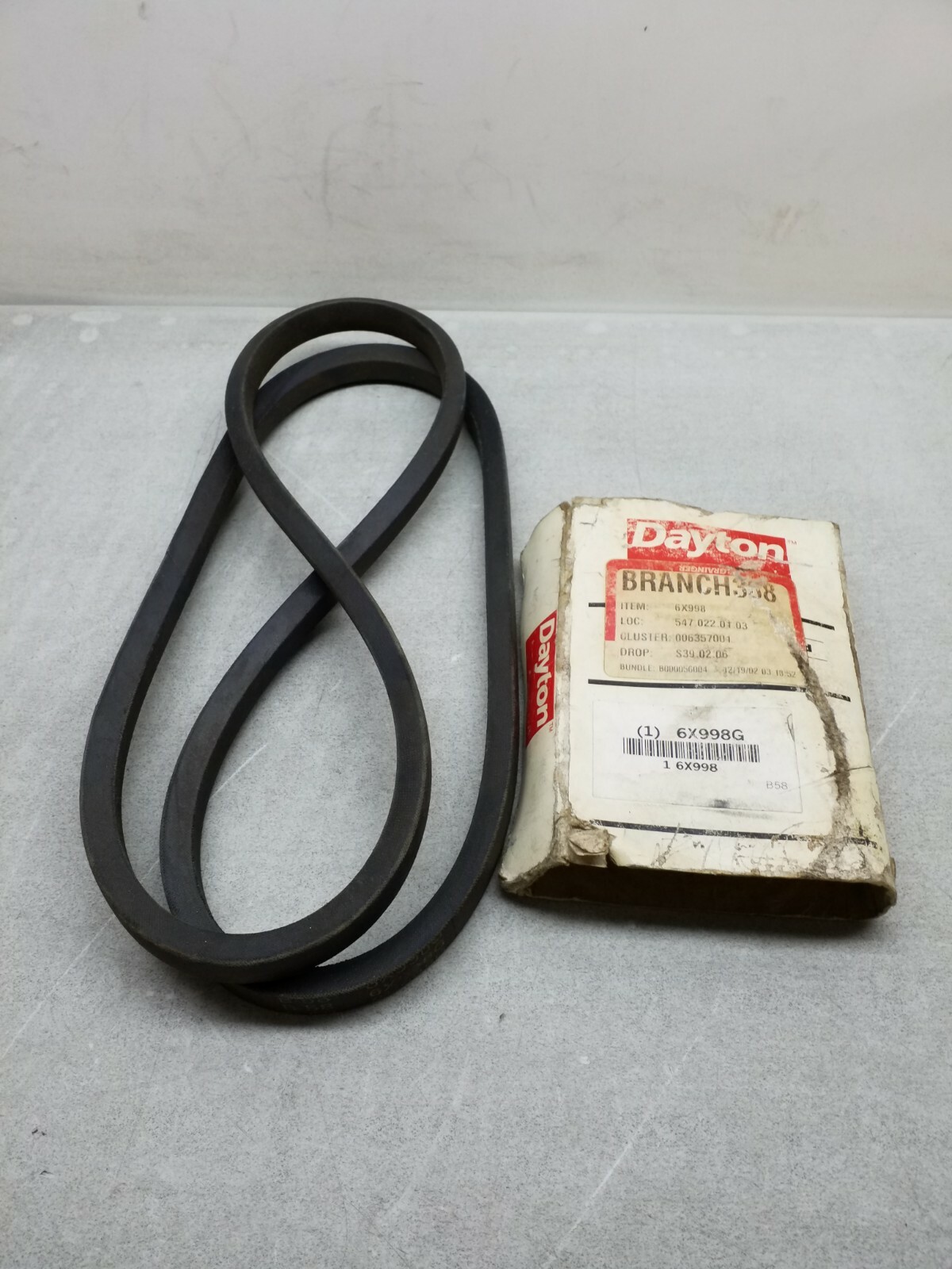 6X998 Dayton V-Belt Free Shipping Free Returns Made in Indonesia 6X998G