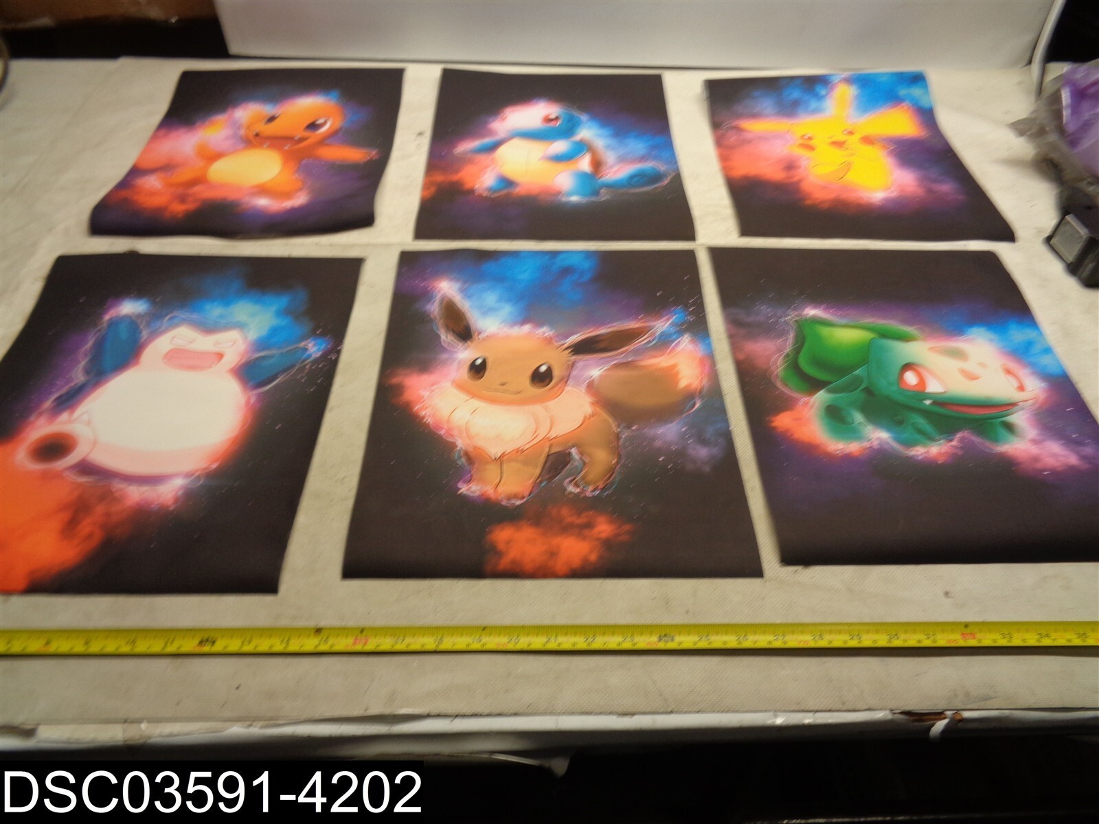 6 Piece: Pokemon 11.8″ x 15.7″ Unframed Posters 2225753003