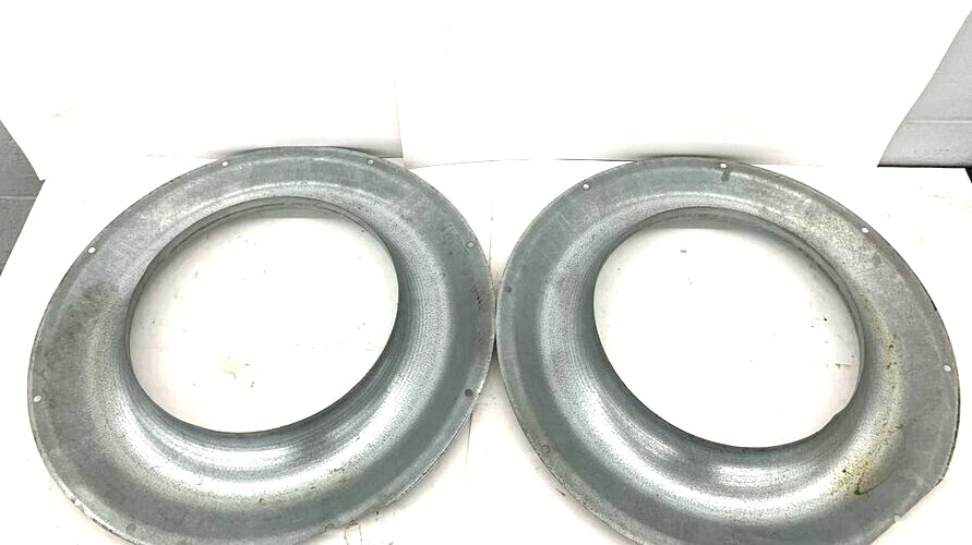 EBM PAPST FAN INLET RING 13″ OAD-22-1/2″ LOT OF TWO