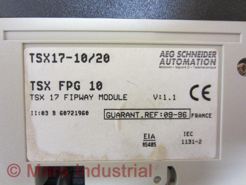 Schneider TSX FPG 10 Fipway Module TSXFPG10 V: 1.1 (Pack of 3)