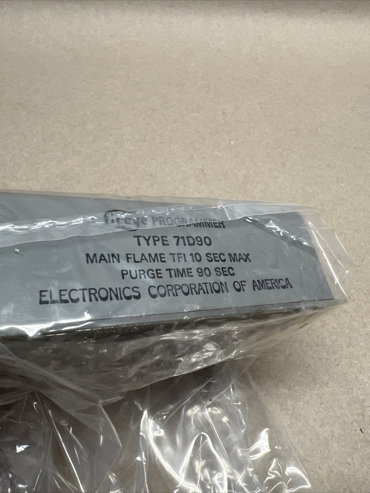 FIREYE 71D90 D-SERIES PROGRAMMER