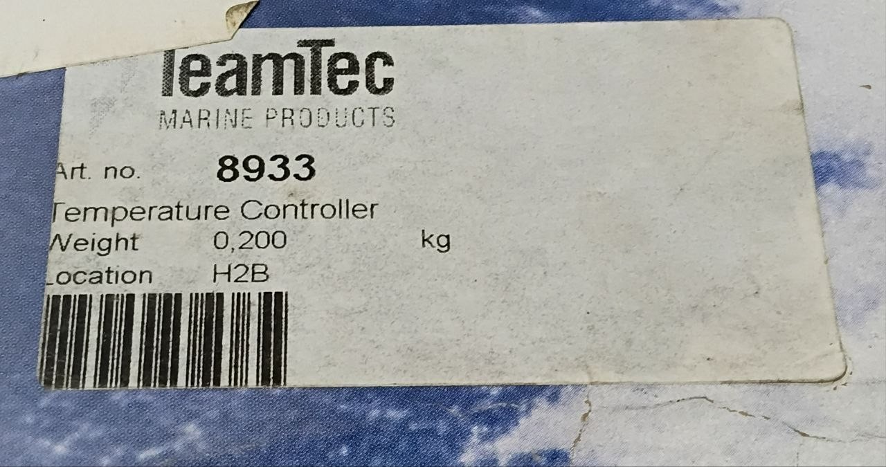 TeamTec 900901 Temperature Control Board T.T 8933