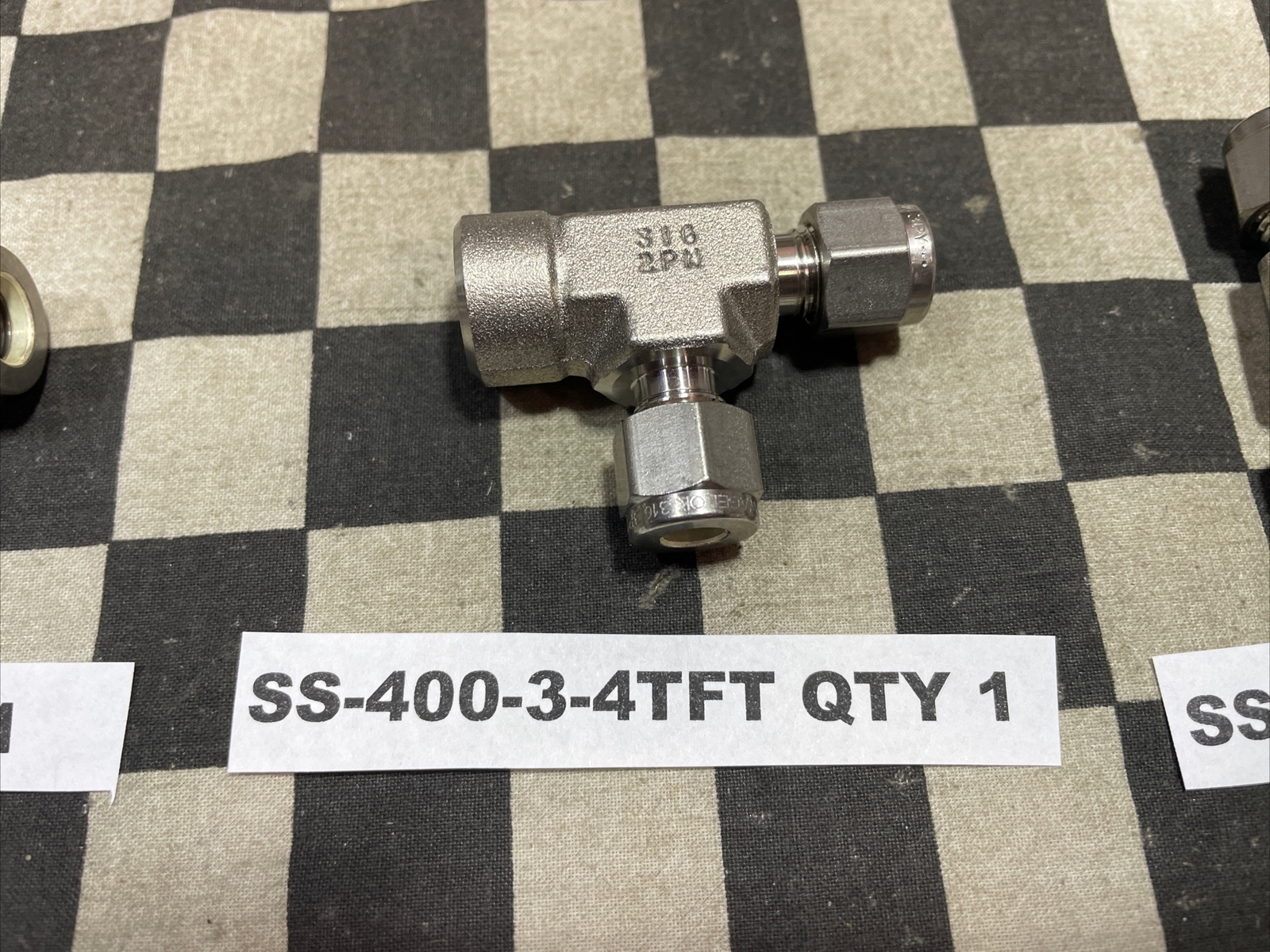 SS-400-3-4TTM SS-600-3TTM SS-400-3TTF SS-400-3-4TFT SS-600-3TFT LOT OF 6#1639F21