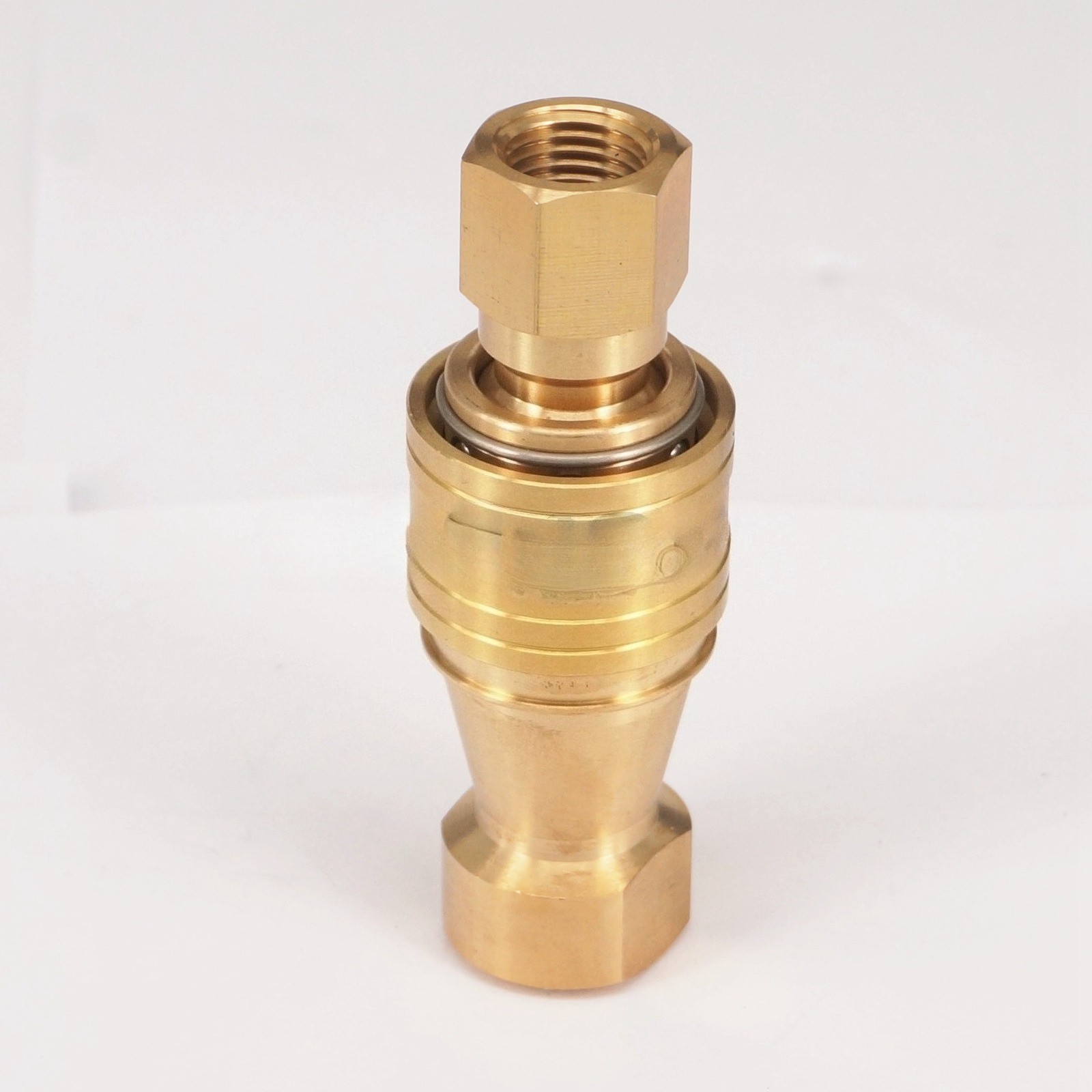 500 Bar 1/4″ BSP Female Hydraulic Brass Quick Disconnect Coupler Coupling Set