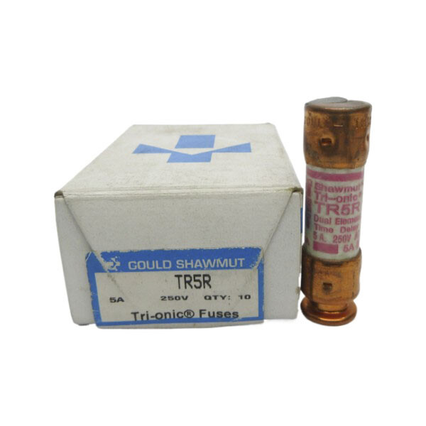 GOULD SHAWMUT TR5R 250VAC 5A (PKG OF 10) (WH/PK) NSMP