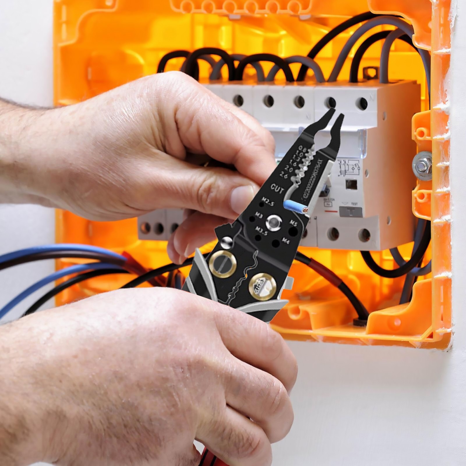 Wire Stripper Cutter Wire Stripping Cutter Home Using Multipurpose Tool