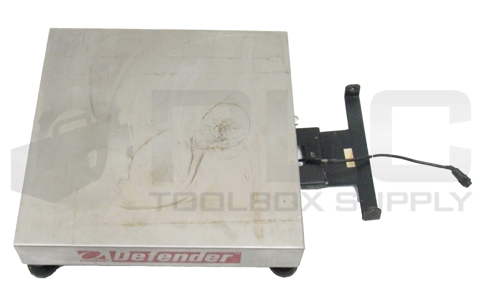 OHAUS CORP. D100QLUS DEFENDER SCALE BASE CAPACITY: 100KG/250LB 18″ x 18″ *READ*