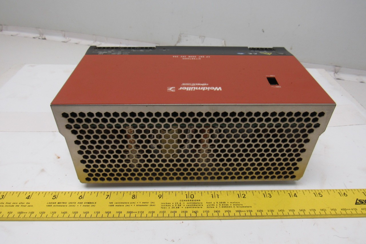 Weidmuller 8778870000 500W 250V Input 24V 20A AC/DC Converter Power Supply