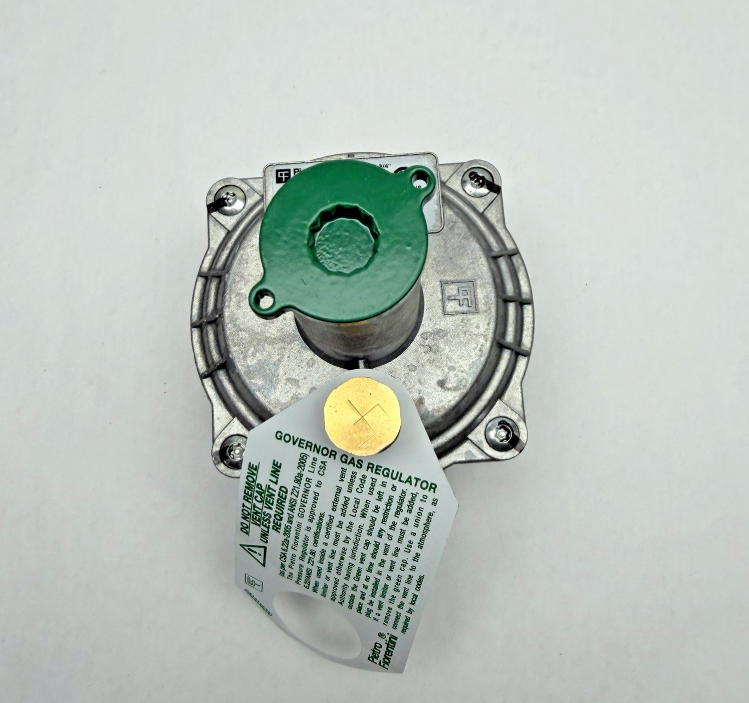 F31052-2BS VL CAP GAS REGULATOR 3/4″ In. NPT ALUMINUM BLACK SPRING