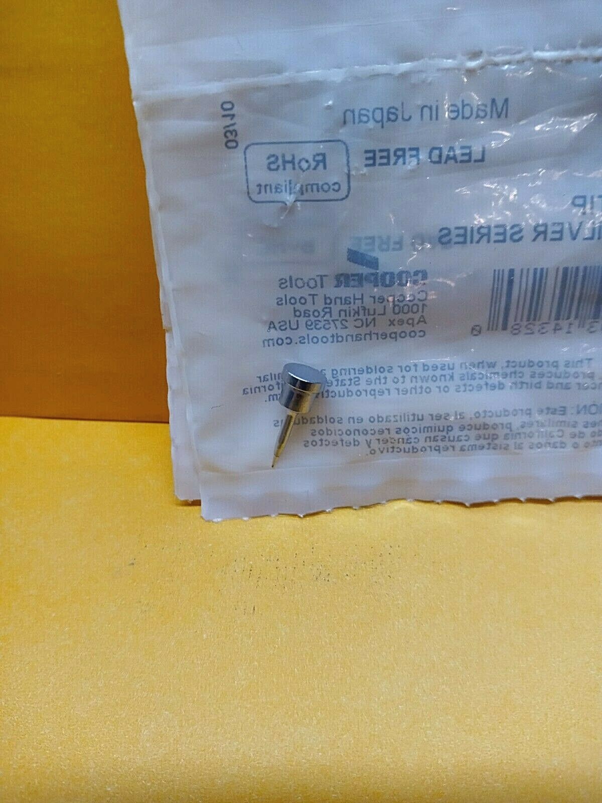 Weller LT1S LT Series Conical Solder Tip 13.5 x 0.20mm, for WSP80 Iron