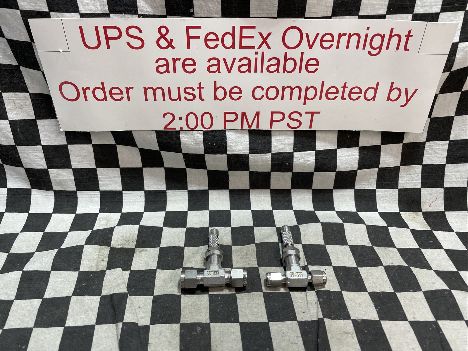 SWAGELOK Medium Flow Metering Valve, SS-SS2 & SS-SS4, LOT OF 2, SHIPSAMEDAY #F9C