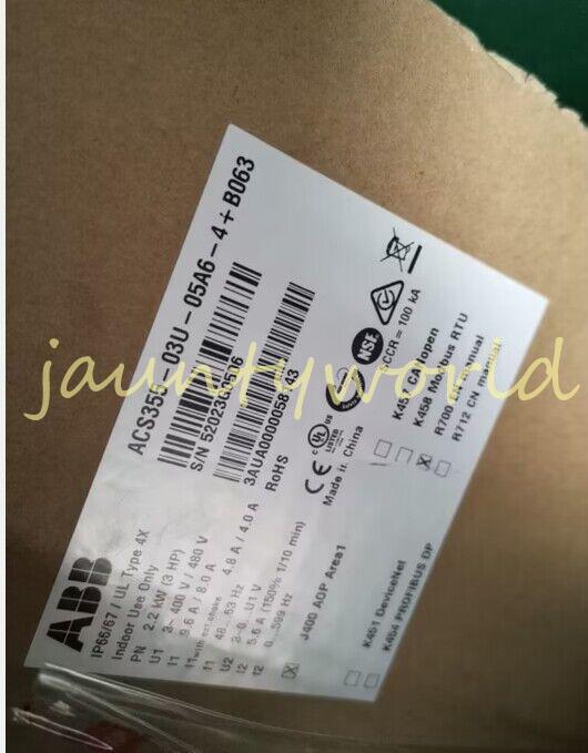 ONE NEW ABB inverter ACS355-03U-05A6-4+B063