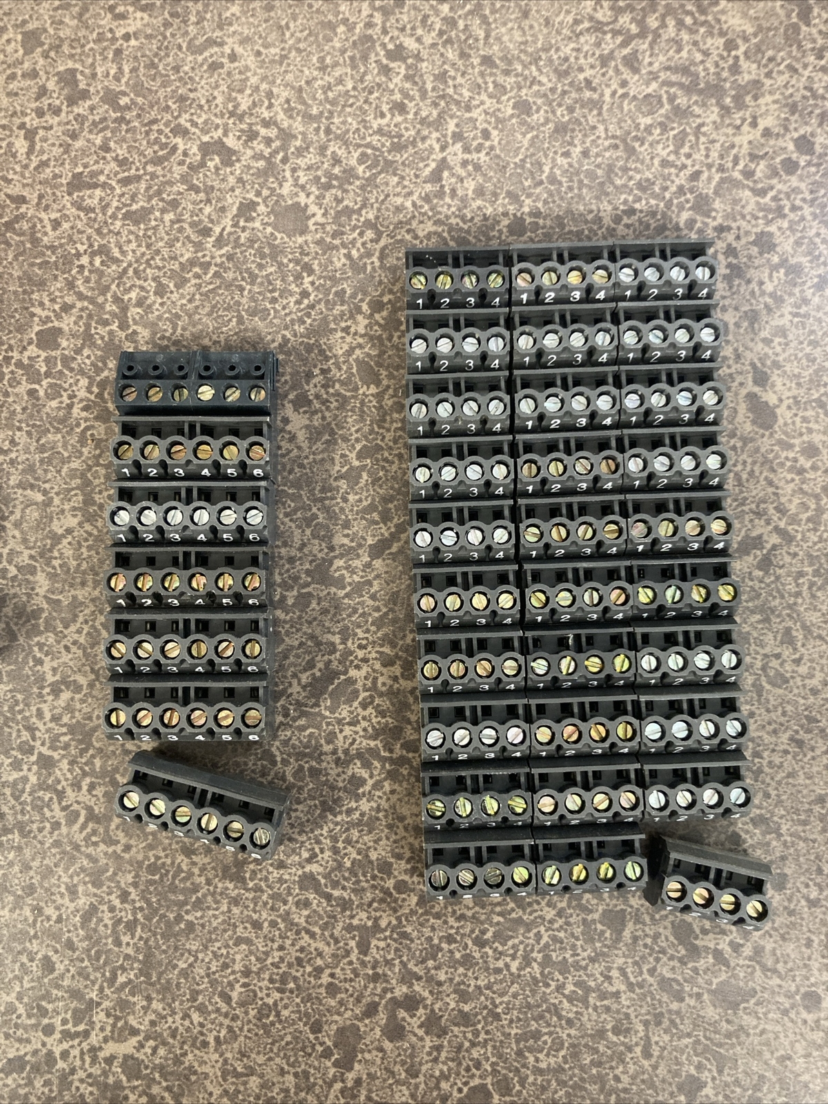 Mixed Lot of PCB Connectors – 110 pieces! For 2,3,4,5&6 Pins – SHIPS PROMPTLY!