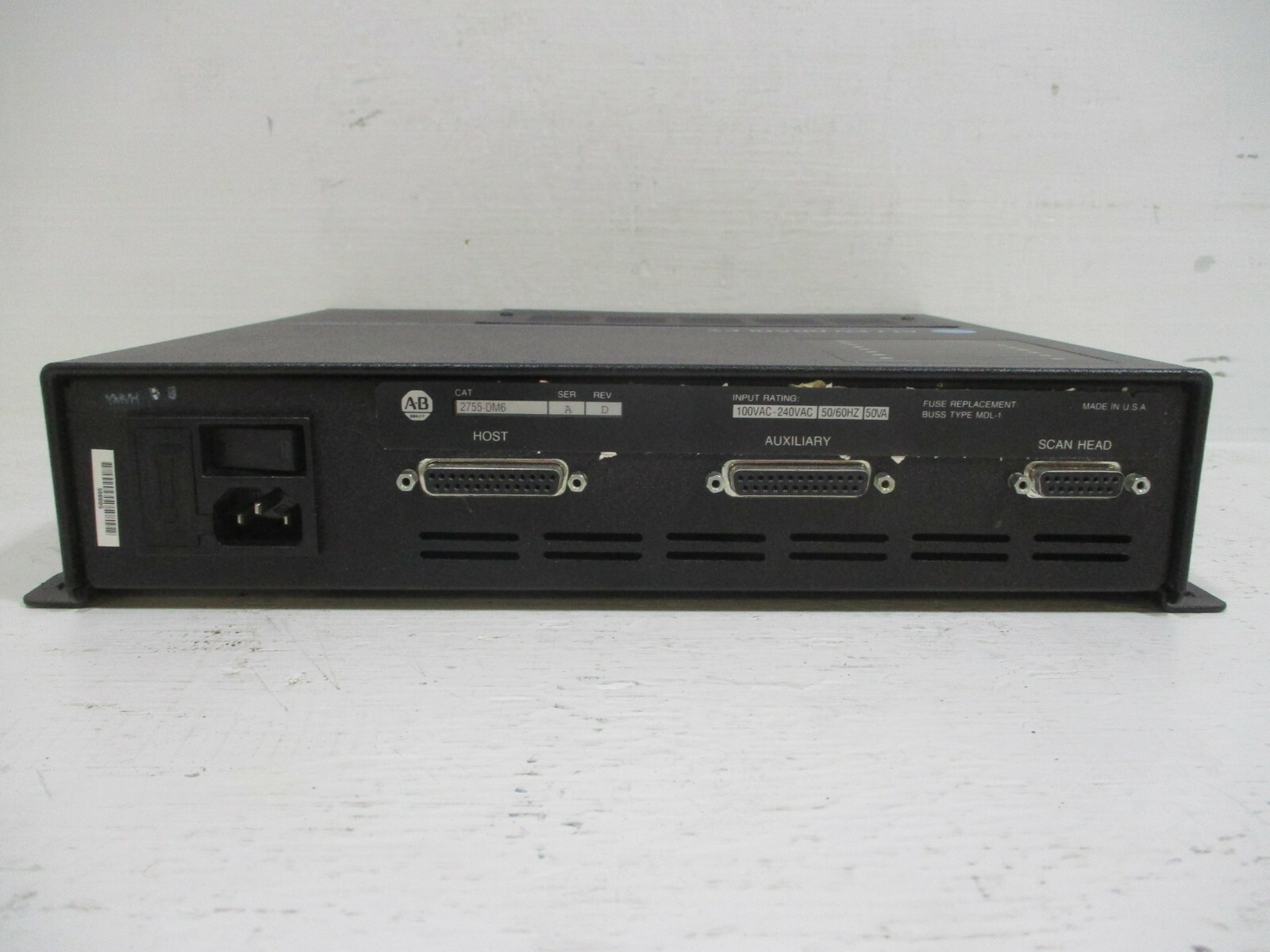 Allen Bradley 2755-DM6 Bar Code Decoder Series A Revision D