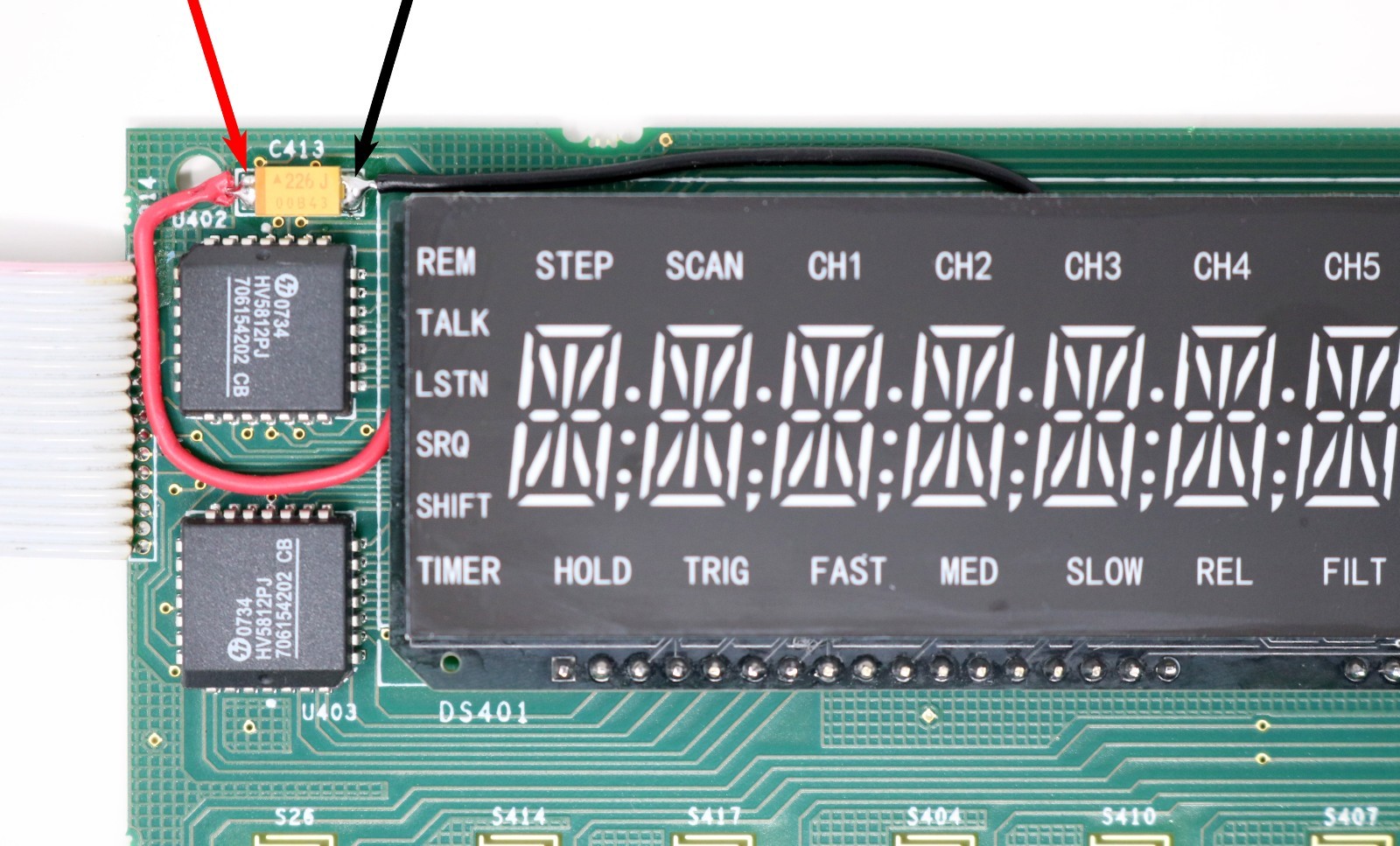 VFD to LED Display Replacement SERVICE – Keithley 2000/2015/2010 – LED Upgrade