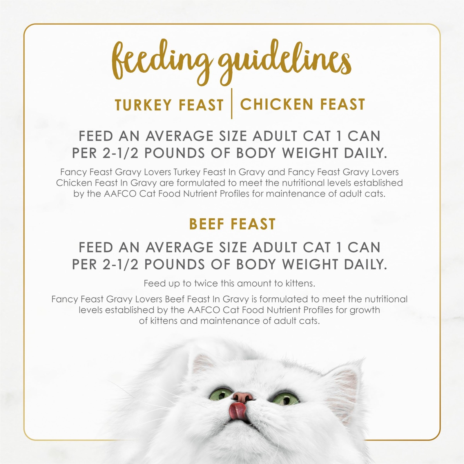 Purina Fancy Feast Gravy Lovers Food, Wet Cat Food Collection, 3 oz Cans 48 Pack