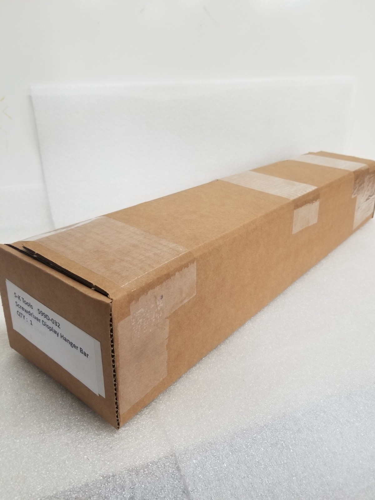 S-K Tools 599D-032 Peg Board Screwdriver Display Hanger Bar 23″ Long Made in USA