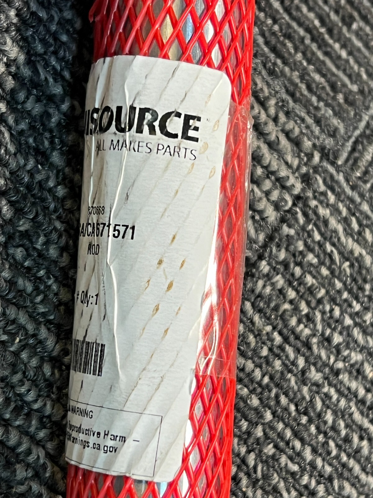 Unisource All Makes Parts Rod 870668 TSA/CA671571 Heavy Duty Gray