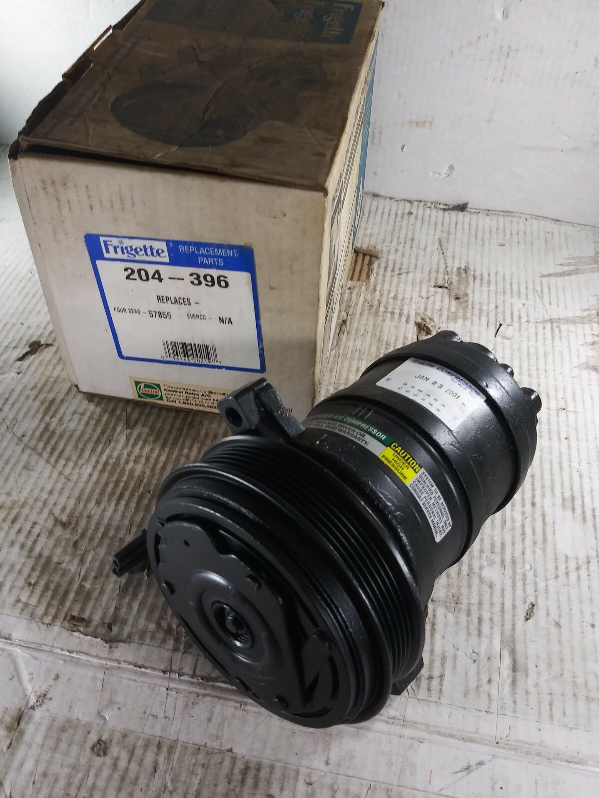 1 REMANUFACTURED FRIGETTE 204-396 A/C COMPRESSOR ***MAKE OFFER***
