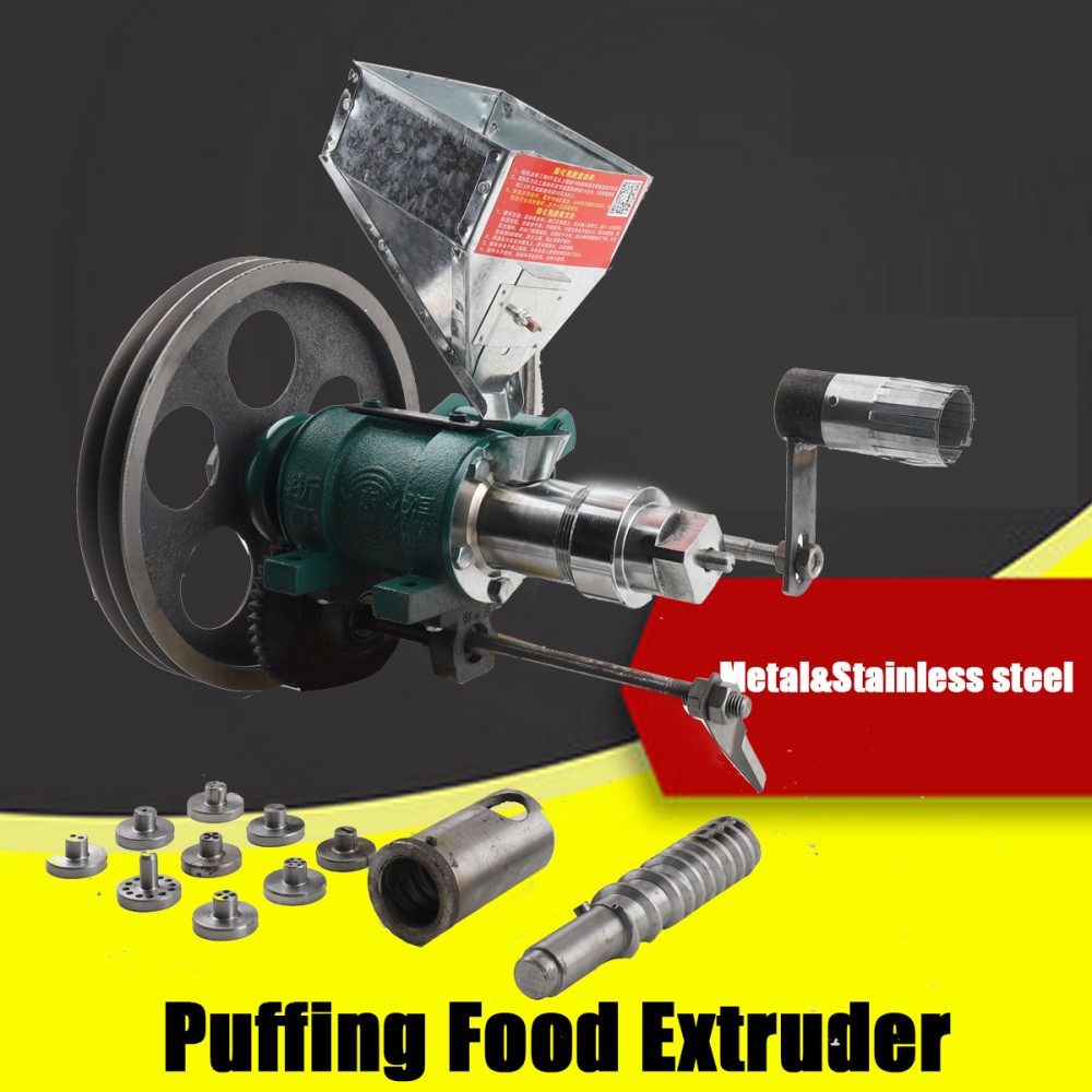 Rice Corn Puffing Puffed Food Extruder Extrusion Machine Puff Snack Machine NEW
