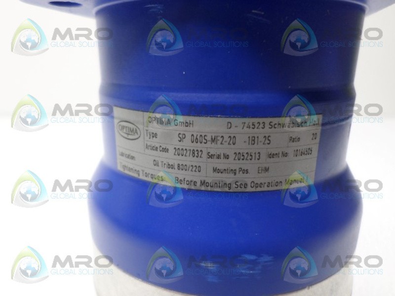 OPTIMA SP060S-MF2-20-1B1-2S NSNP
