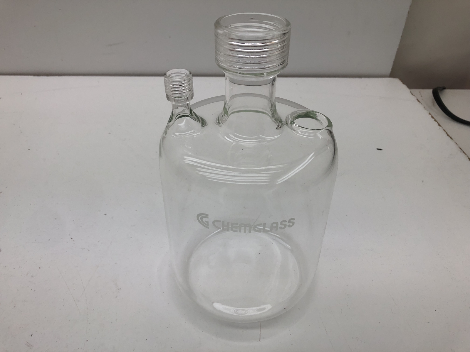 (QTY.2) CHEMGLASS 125 MM OD MAIN CONGEALING TEMP CHAMBER
