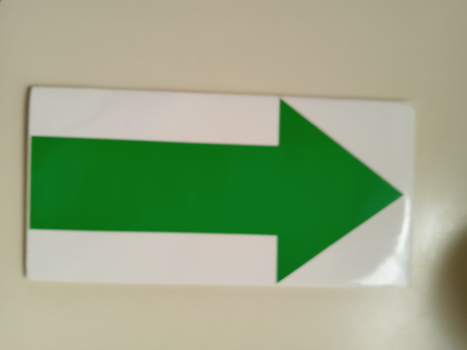 24 Green Direction Arrow Stickers 12″ X 6.5″ NEW SEE PHOTOS