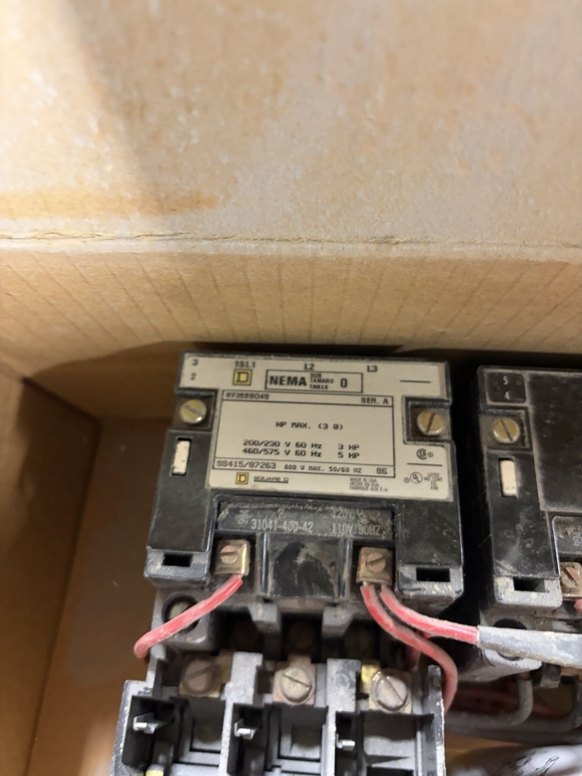 NEW SQUARE D AC REVERSING MAGNETIC STARTER 8736SB04V02S