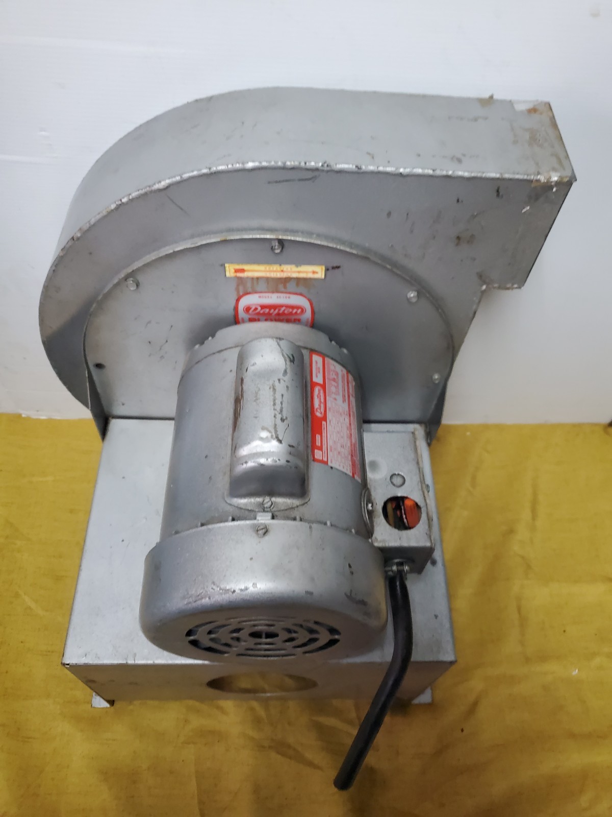 Dayton Air Blower 4C108 Dayton Motor 6K484 High Pressure Turbine Exhaust Blower