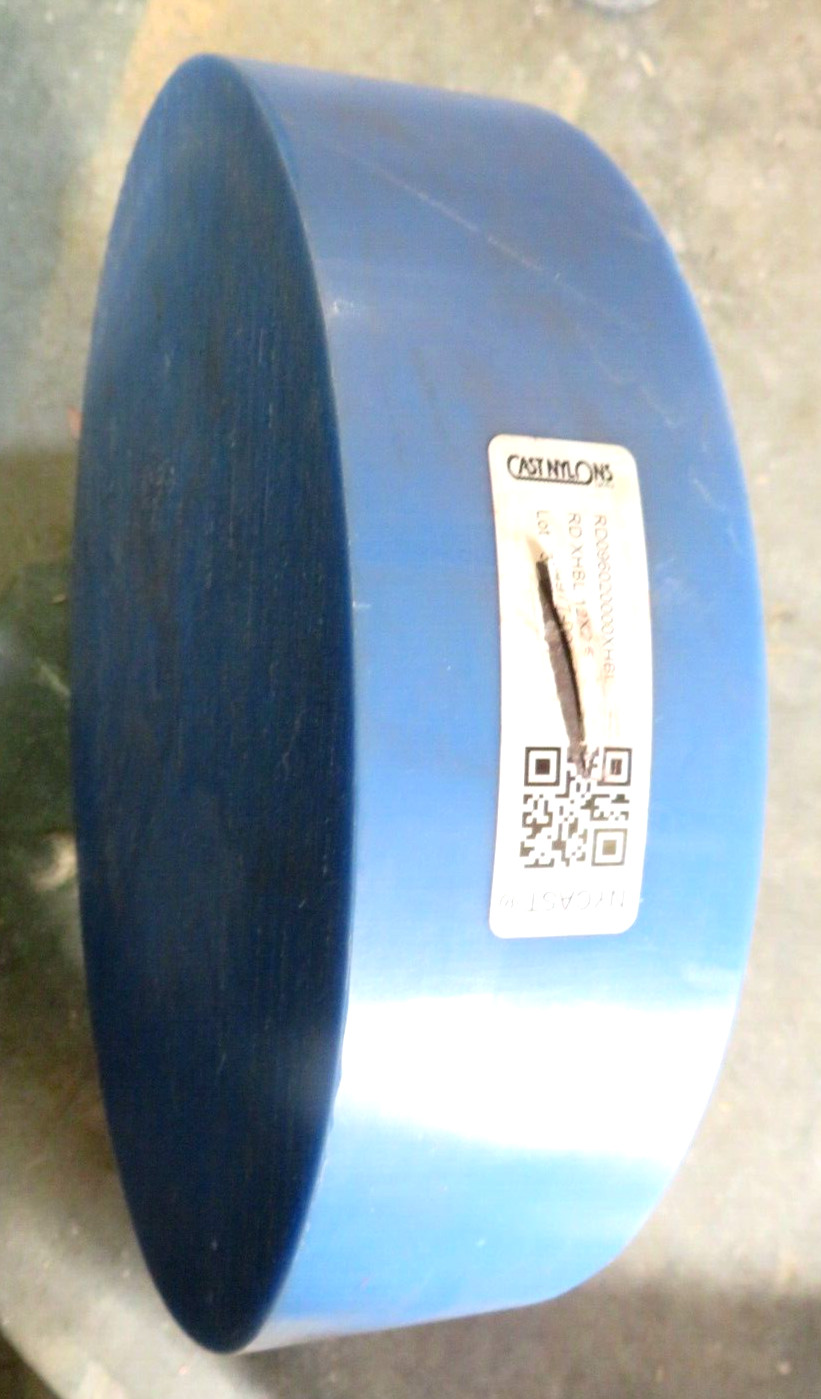 Cast Nylons Ltd Blue Nylon Rod 2-1/4″ x 12-1/4″ (160-A5)