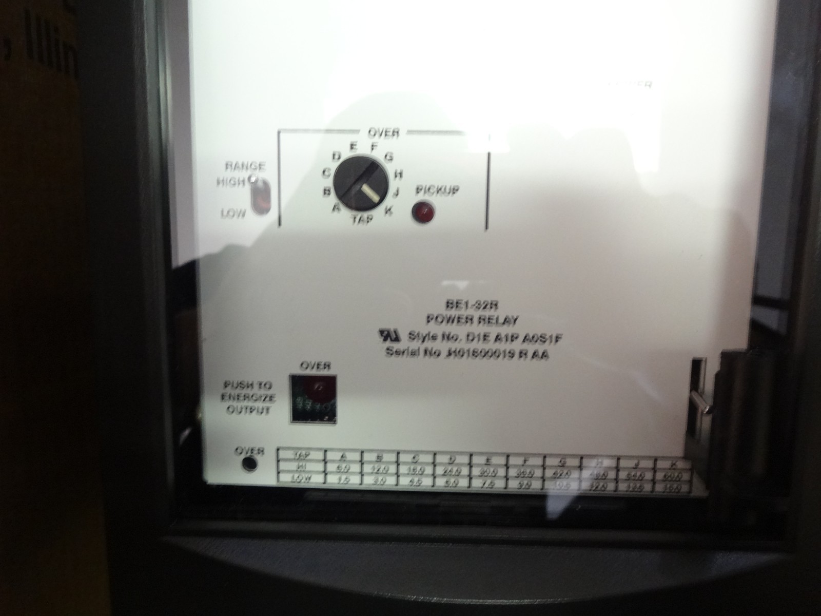 Basler Electric Be1-32r Sync Check Relay D2e A1p A0s1f