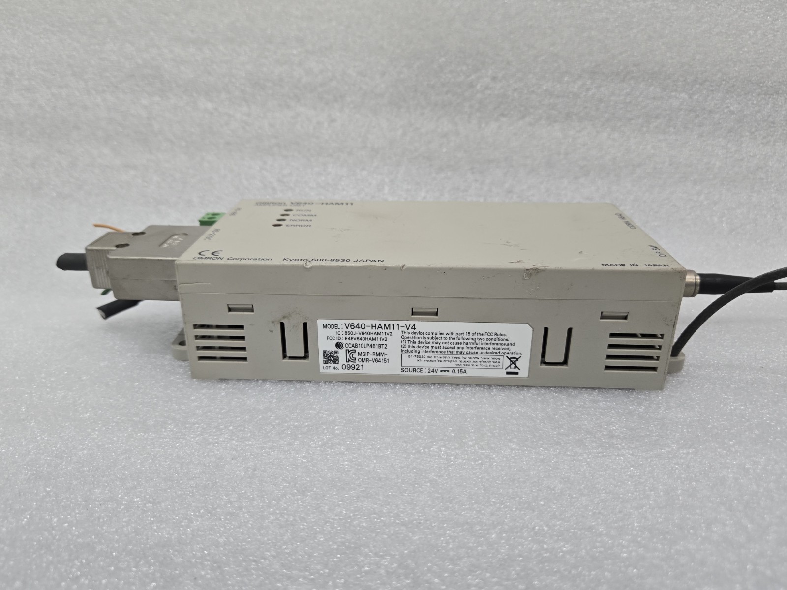 Omron V640-HAM11-V4 CIDRW RFID Amplifier Unit Fast Ship
