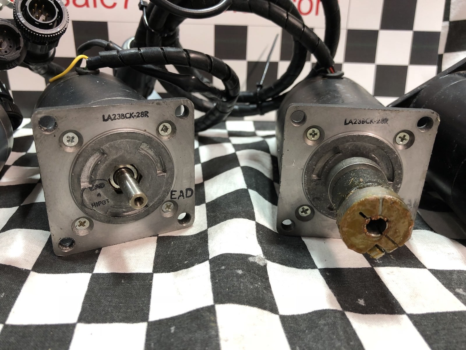 LOT OF 5, ElectroCraft & VEXTA STEPPING MOTOR LA23BCK-28R & PH268-21B,