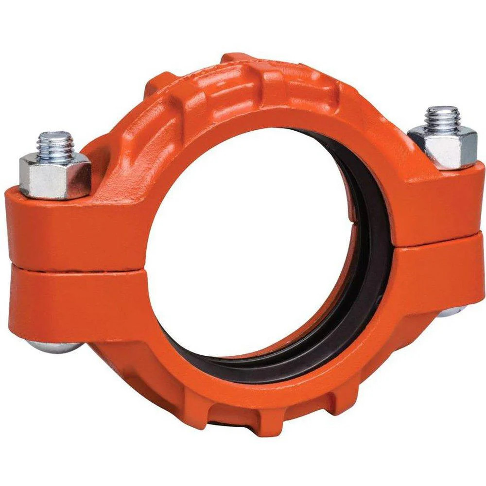 Victaulic FireLock Style 77 2″ Orange Enamel Grooved Coupling